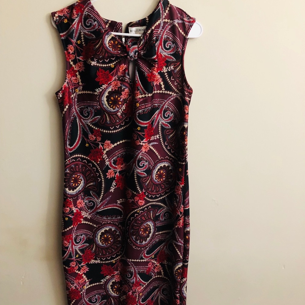 Weslee Rose Sleeveless Floral Fit & Flare Dress